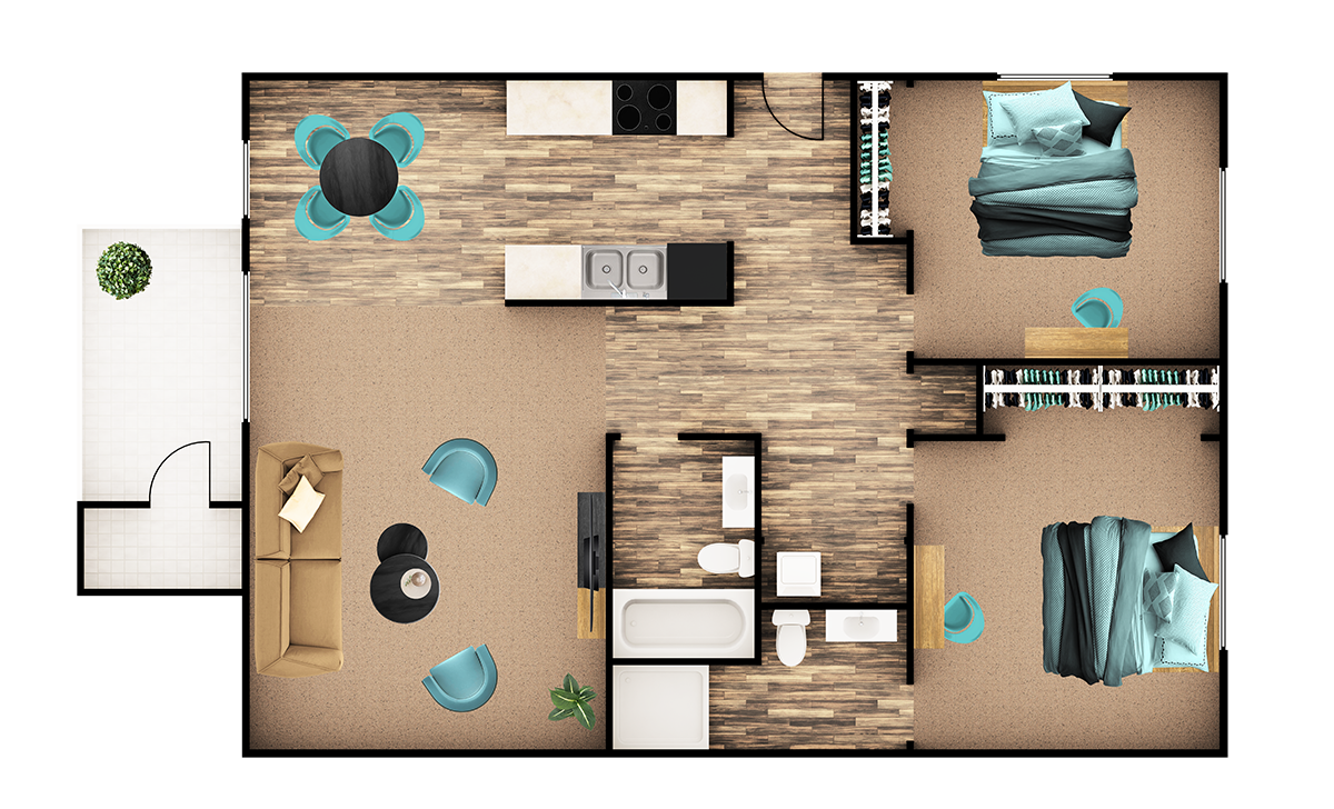 1050 S. Longmore 1-3 Beds Apartment for Rent - Photo Gallery 35